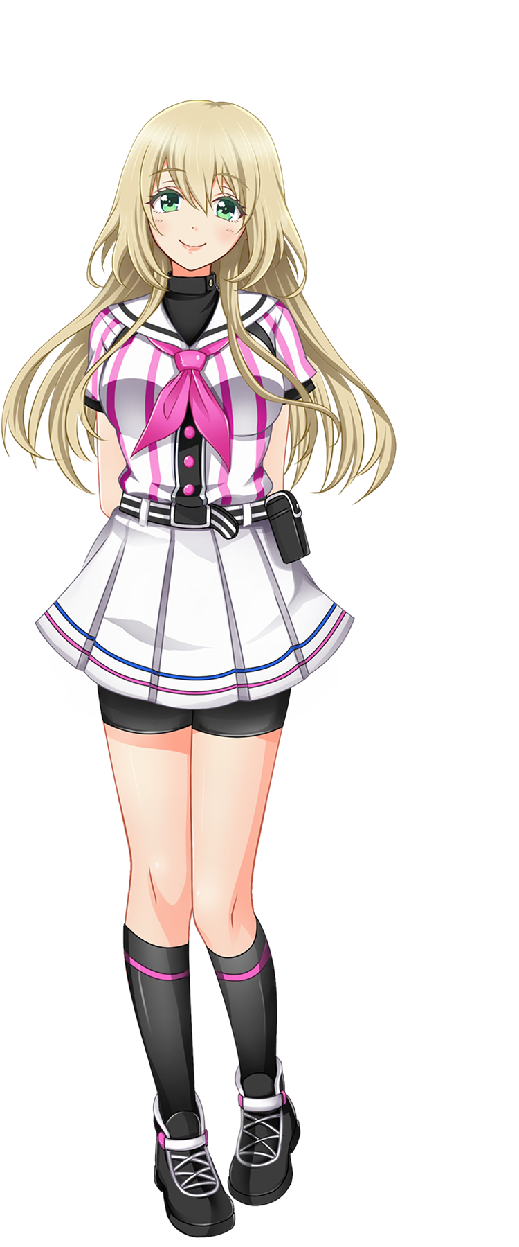 ユニフォーム姿の野崎 夕姫