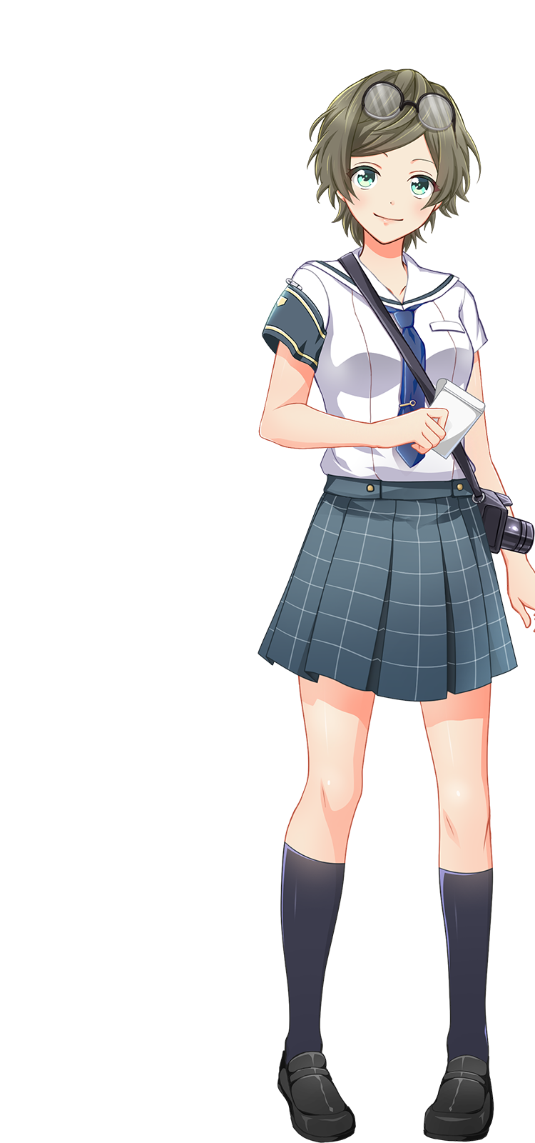 制服姿の中野 綾香