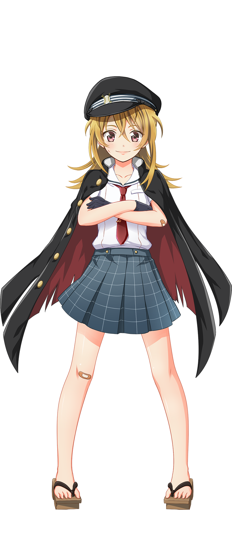 制服姿の岩城 良美