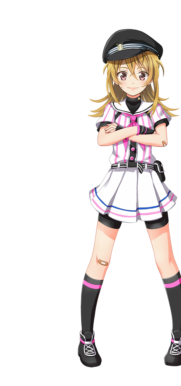 ユニフォーム姿の岩城 良美