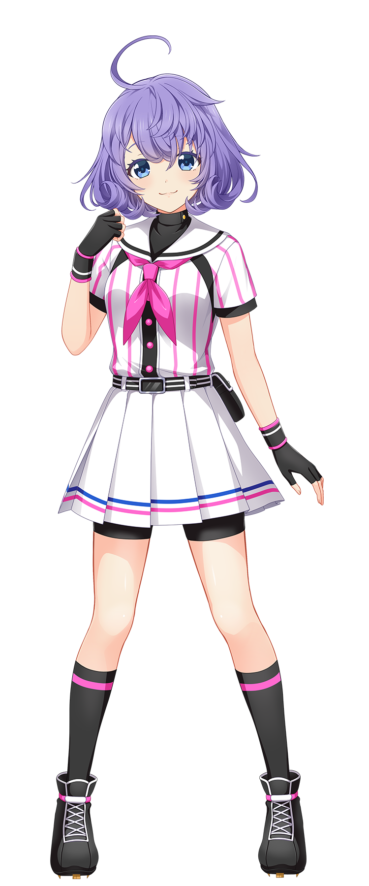 ユニフォーム姿の阿佐田 あおい