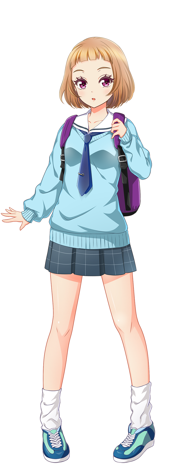 制服姿の天草 琴音