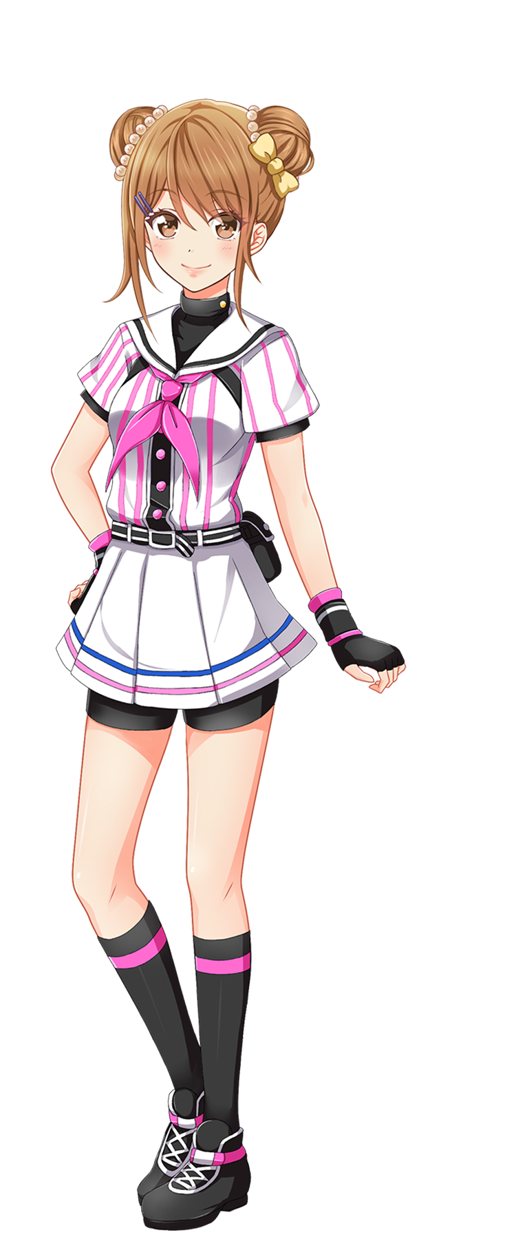 ユニフォーム姿の新田 美奈子