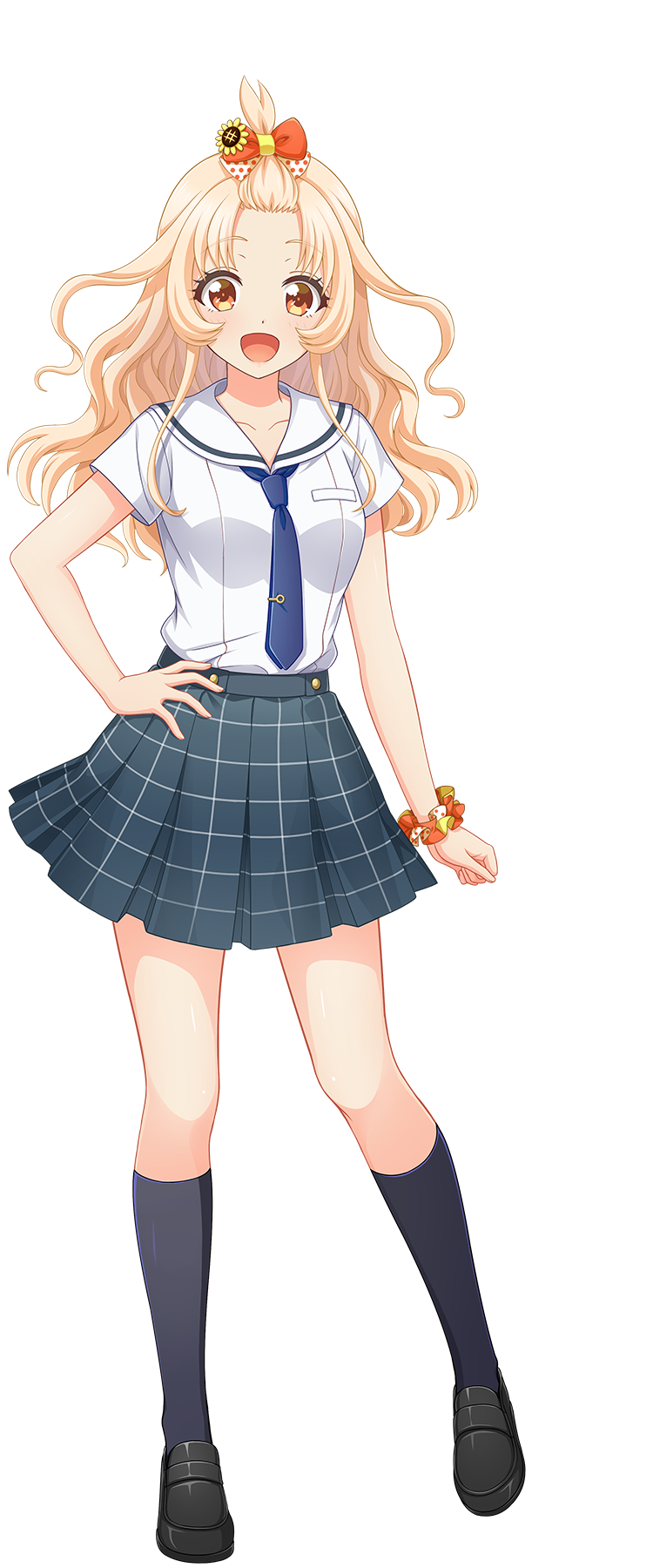 制服姿の逢坂 ここ