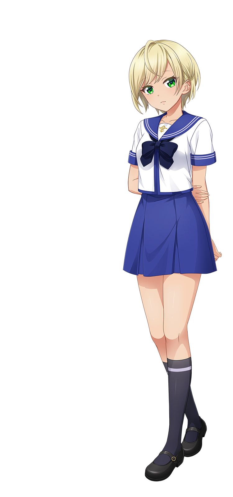 制服姿の潮見 凪沙