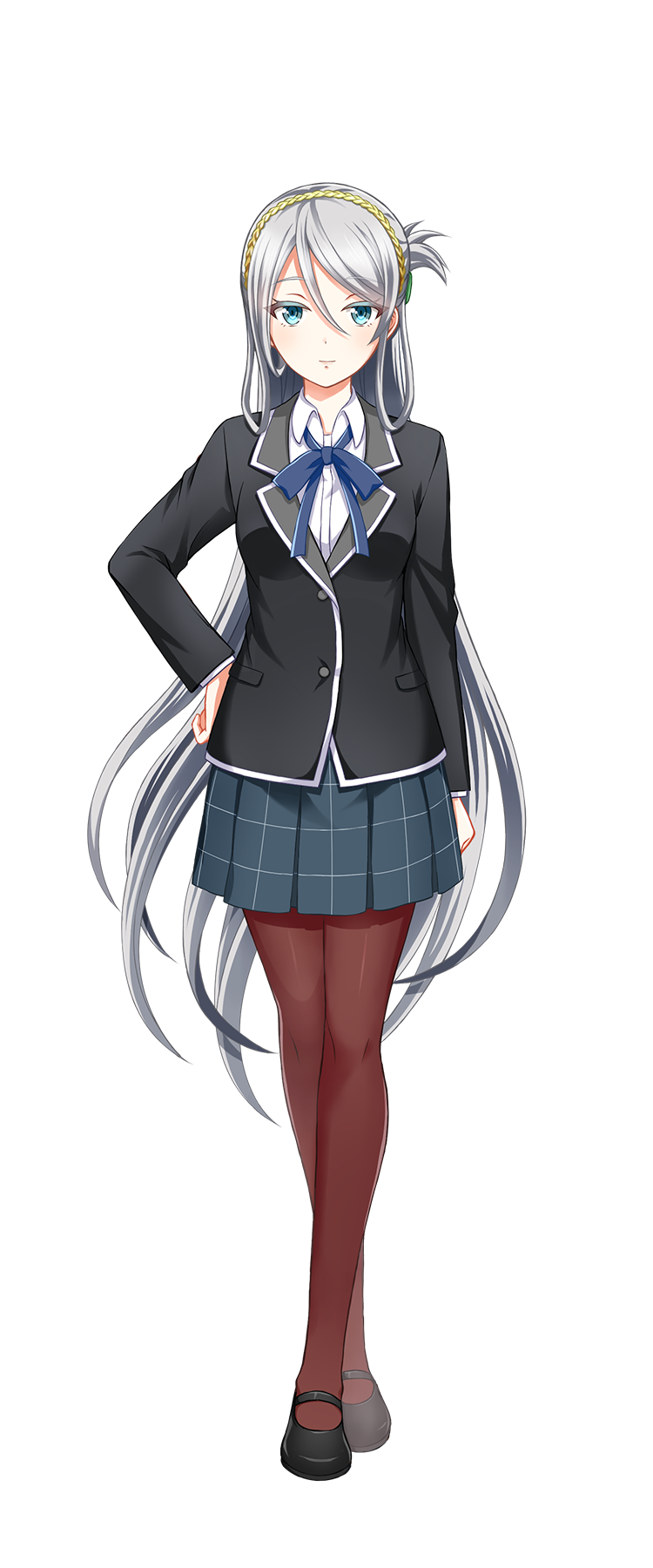 制服姿のエレナ・スタルヒン