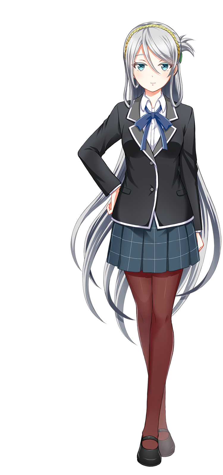 制服姿のエレナ・スタルヒン
