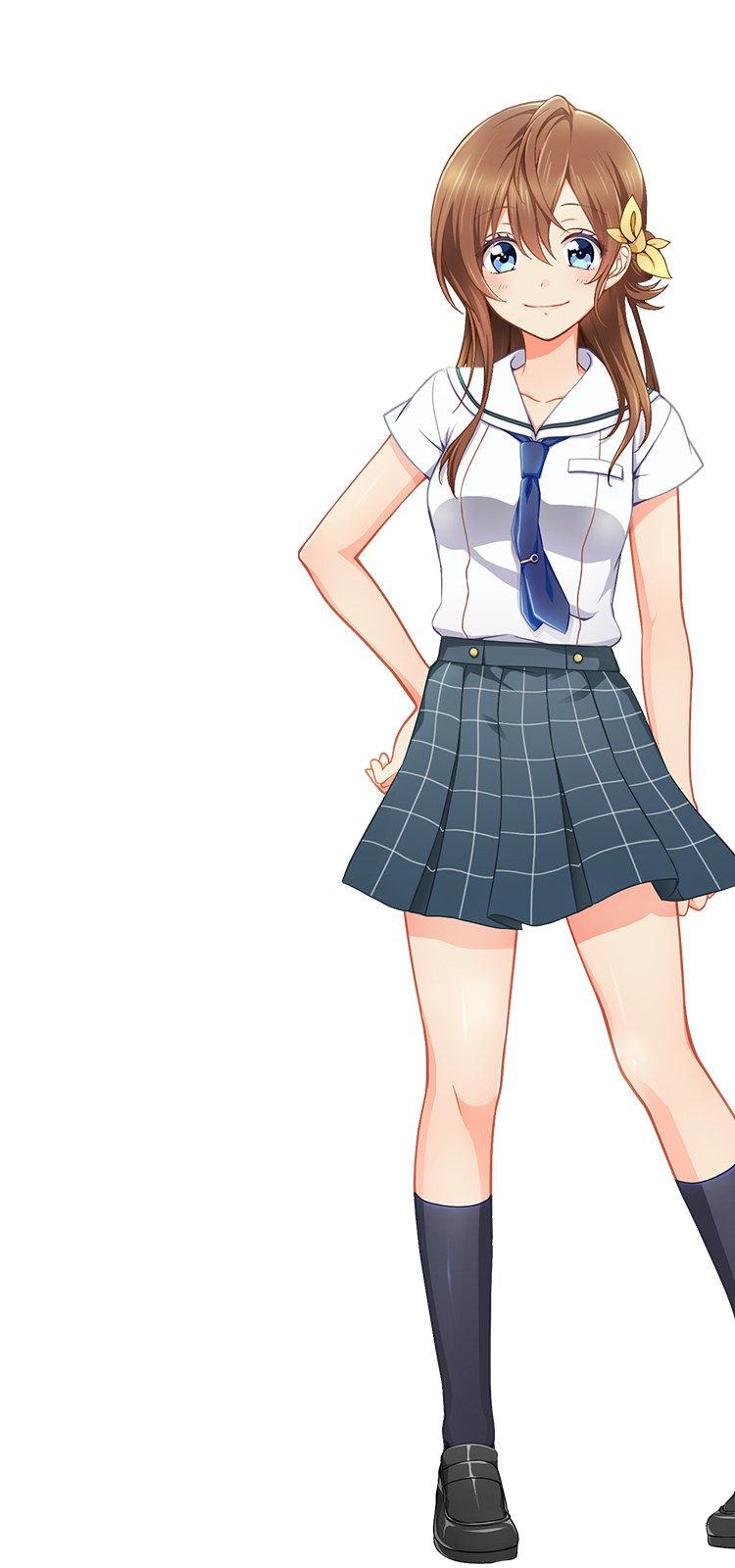 制服姿の有原 翼