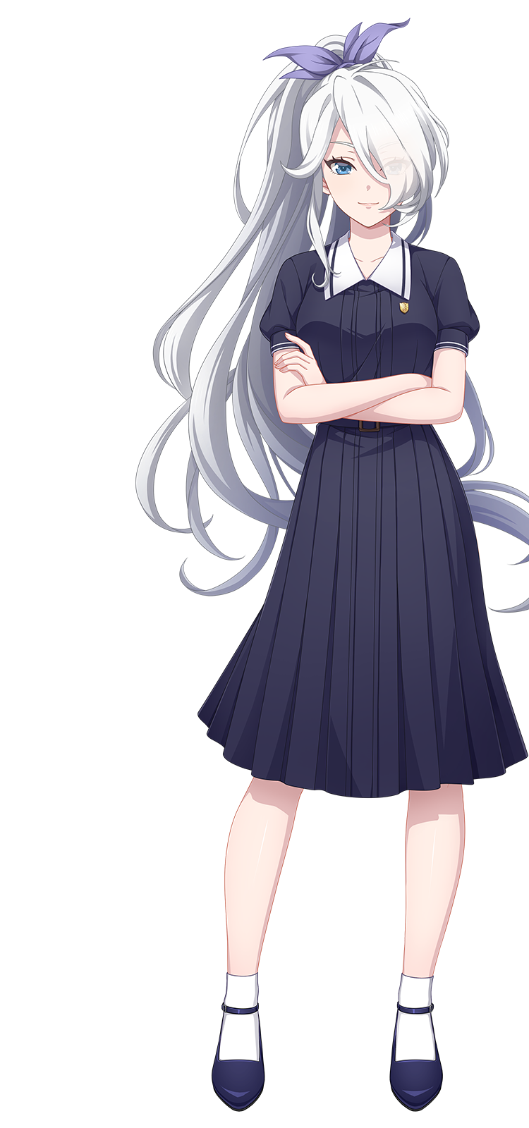制服姿の草刈 レナ