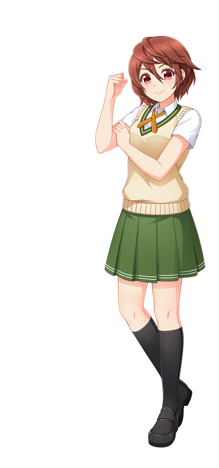 制服姿の芹澤 結