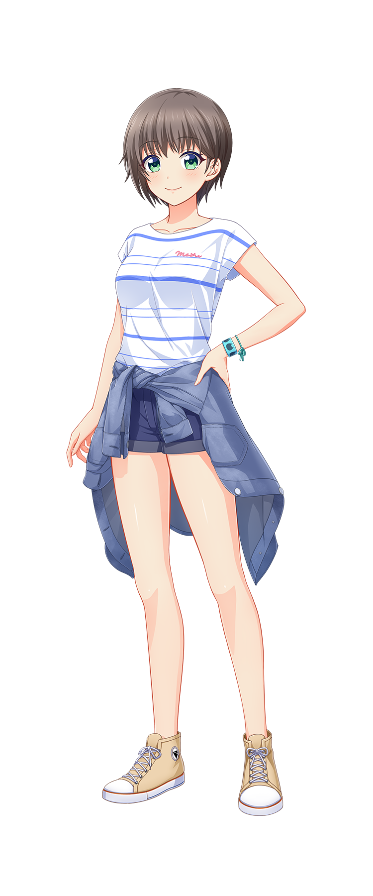 制服姿の有原 ゆい