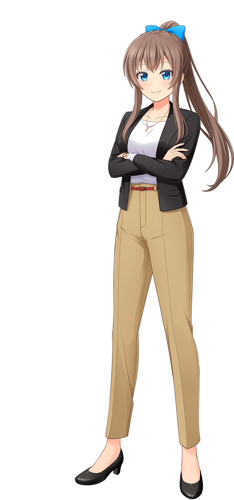 制服姿の椎名 じゅり