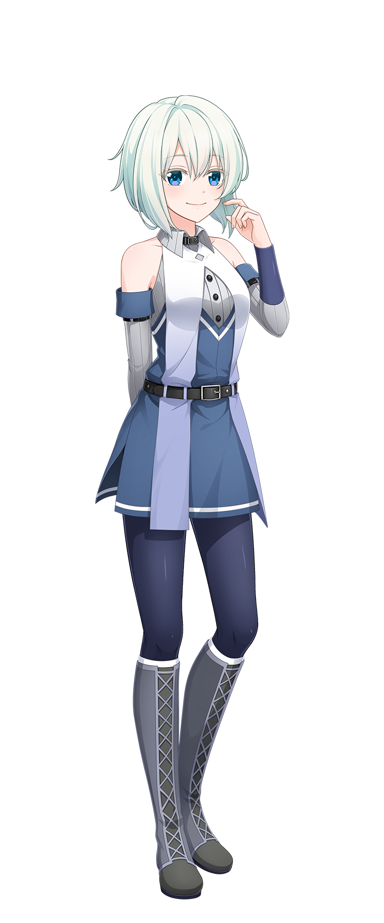 ユニフォーム姿の真白 玲