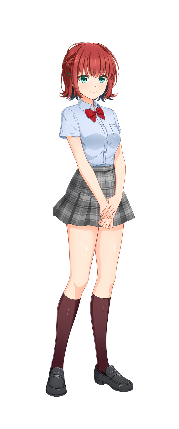 制服姿の宮井 都子