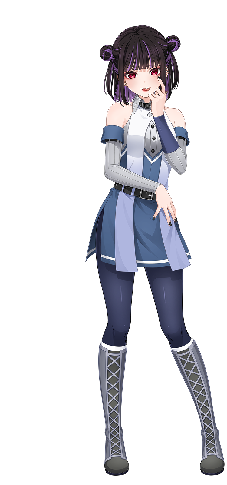 ユニフォーム姿の奈良 胡桃