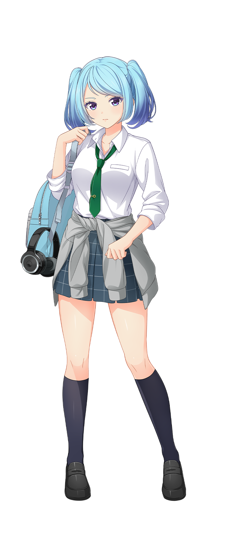 制服姿の水原 碧澄