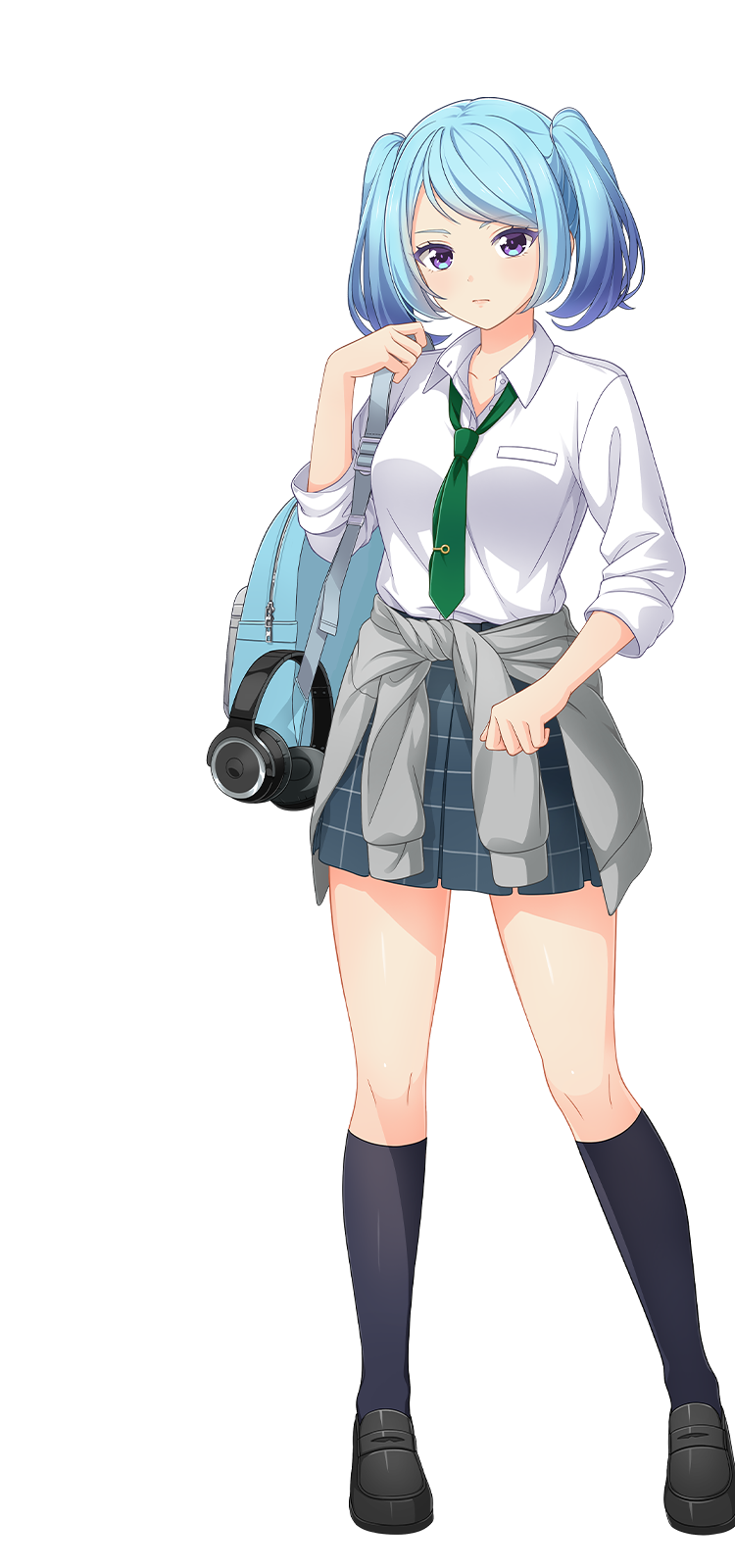 制服姿の水原 碧澄