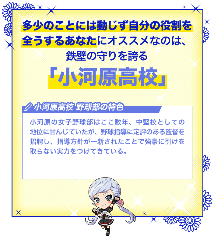 あなたの性格にピッタリの野球部は ハチナイ性格診断